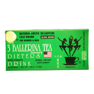 Chá Verde 3 Bailarinas Thu 36g (18 Sachês De 2g)