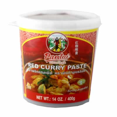 Pasta de Curry Vermelho - 400g Pantai